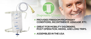 Disposable urinal, Urine collector, Urine bag, Urinal bag, Urine catheter, Urinary catheter, Urinary leg bag